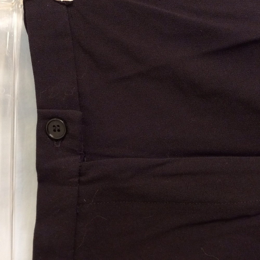 Maternity Announcements S 4/6 Black Career Slacks Pants NEW - Picture 5 of 10